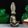 Figure "Archibald Yog" 20x16x43cm, gold