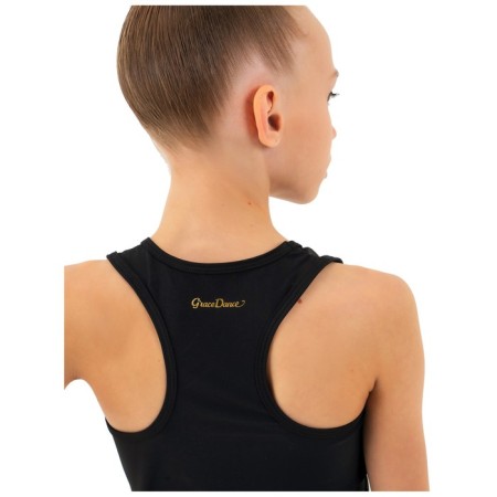 T-shirt for gymnastics and dancing Grace Dance, p. 32, black color-3