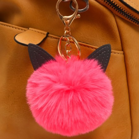 Fluffy on the ring "Bunny" mix d = 7 cm-1