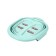Folding Foot bath Bradex kz 0642 "Bliss", 4 videos, turquoise