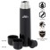 Thermos, series: sleeve, "Master K", 1 l, with two circles, retains heat 24 hours, black