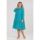 Female dress, size 54, turquoise color