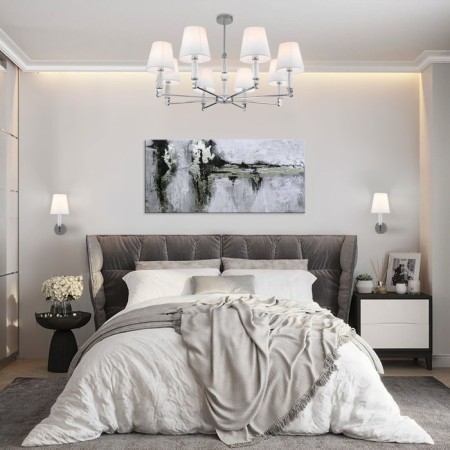 Ceiling Lamp EUROSVET CONSO 60145/8, E14, 8x40W, 900x900x550 mm, chromium color-3