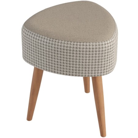 Bangage "Eva", 380 × 380 × 450 mm, velor / shenill, beige color-1