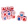 A set of rubber cubes "Fun ABC", 18 pieces