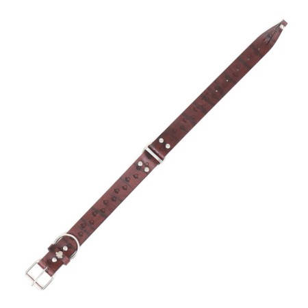 A collar with a base made of thermoplastic rubber with a paw embossing, 58 x 2.7 cm-3