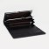 Women's wallet on magnets, black color