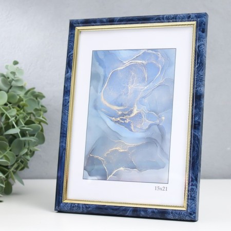 Photo frame Plastic "Gamma" 15x21 cm, turquoise-1