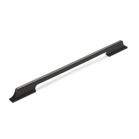 Cappio bracket handle, aluminum, m/o 288 mm, black color with gray insert-1