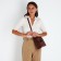 Magnet bag bag, dark brown color