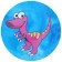 Children's ball "dinosaurics", d = 25 cm, 60 g, color mix