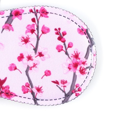 Mask for sleep "Sakura", 19.3 x 9.5 cm, pink color-2