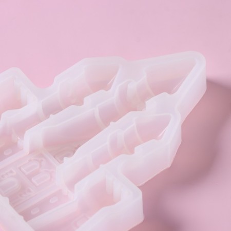 Mold Dolyana "Fairy Tale", silicone, 15 × 12 × 2 cm, white color-4