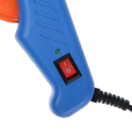 Tundra glue gun, 20 watts, 220 V, switch, indicator, long nozzle, 7 mm-9