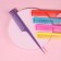 Comb with a tail, 21.5 × 2.5 cm, packing 20 pcs, color mix