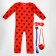 Carnival set of ladybug, height 110-122 cm