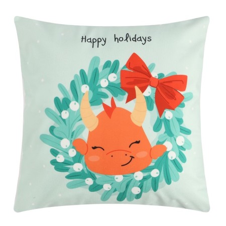 Czech on the pillow Ethel "Happy Holidys" 40x40 cm, 100 p/e, velor