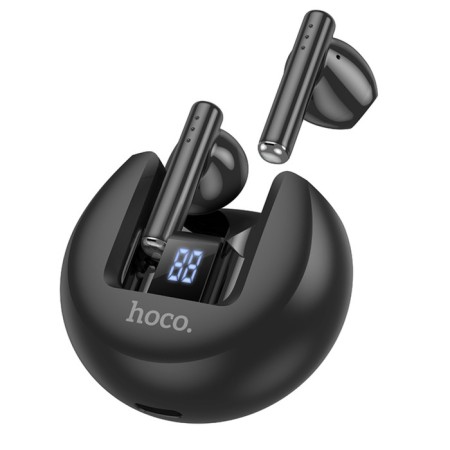 Hoco EW32 TWS headphones, wireless, inserts, BT5.3, 30/300 mAh, microphone, black-2