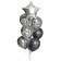 A set of balloons “in style”, latex, foil, 10 pcs.