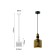 Overnight lamp Rivoli Betty 1he27, 40 watts ceiling