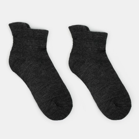 Socks male terry, color dark gray melange, size 27-29