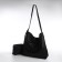 Bag-bag female, on a magnet, cosmetic bag, black color