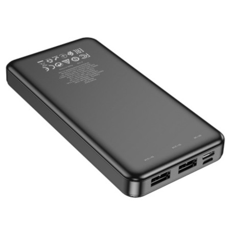 External battery Hoco J91, 10,000 mAh, 2 USB, 2.1 A, display, black-3