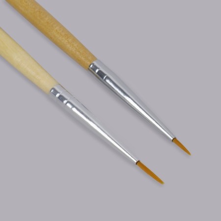 A set of hands for nail design, 2 pcs, 18 cm, beige color-2