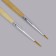 A set of hands for nail design, 2 pcs, 18 cm, beige color