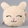 Children's soft "Bunny" baby, 15*13 cm, beige color