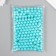 Set of beads "pearls" d 12 mm, 250 gr, blue-turquoise