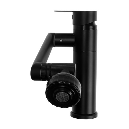 Zein Z3509 sink mixer, pour 360 °, 35 mm cartridge, brass, black-9