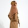 Women's scarf minku: casual collection brown color