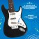 Musical toy "guitar rocker", sound effects, black color