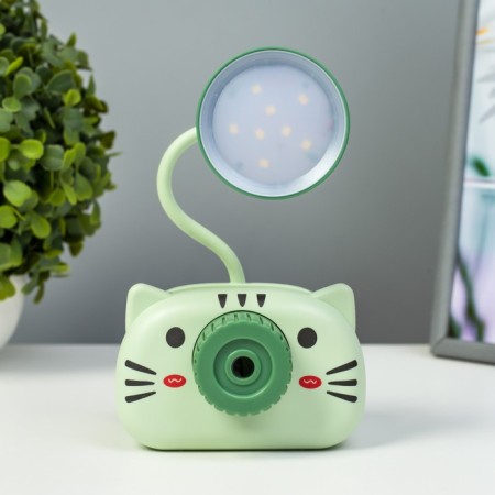 Board lamp "Kisa" LED 3W USB green 9.5x7.4x22 cm Risalux-4