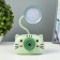 Board lamp "Kisa" LED 3W USB green 9.5x7.4x22 cm Risalux