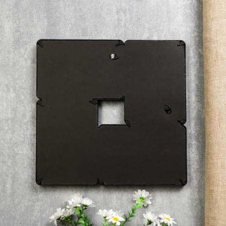 Photo frame plastic in 4 photos 10x15 cm "smooth lines" black 30x30 cm-3