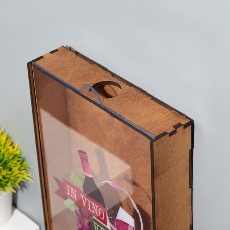 Pigger for wine traffic jams "In Vino Veritas" 33x20x2.5 cm-2
