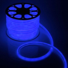 Flexible Neon Luazon Lighting 16 mm round, IP65, 50 m, SMD2835, 120 LED/m, 220 V, glow of blue