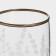 Set of glass glasses "Lavender", 170 ml, 6 pcs