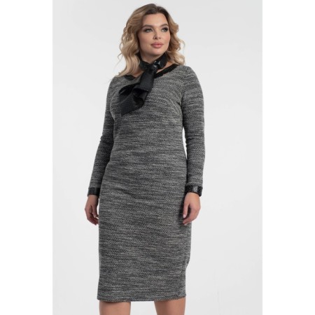 Women's dress, size 52, gray color-14