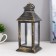 Nightlight 48119/1 "candle" batteries 3haaa black with a golden patina 8x8x18 cm Risalux