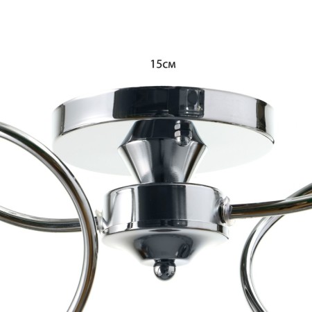 Snanny chandelier 2he27 40W silver 58x29x28 cm Bayerlux-4