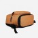 School backpack from textiles on lightning, Fulldorn, 3 pockets, color light brown