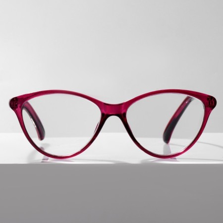 Ready glasses GA0183 (color: C2 raspberry; diopter: +2; tint: no)-2