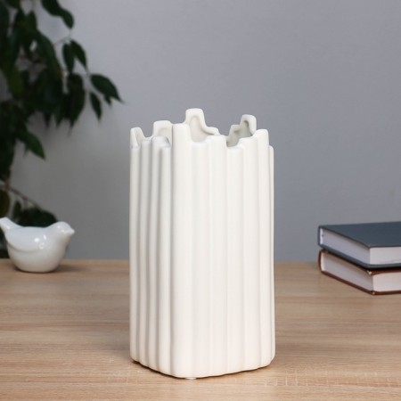 VAZ Coramics Table "Barnabi" 21x10.5 cm, white-1