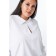 Female blouse, size 58, white color