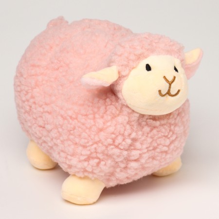 Soft toy "Sheep", 20 cm, pink color