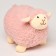 Soft toy "Sheep", 20 cm, pink color