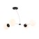 Suspended Ambrella Light, Modern, TR2542, 4HE27, white, black color